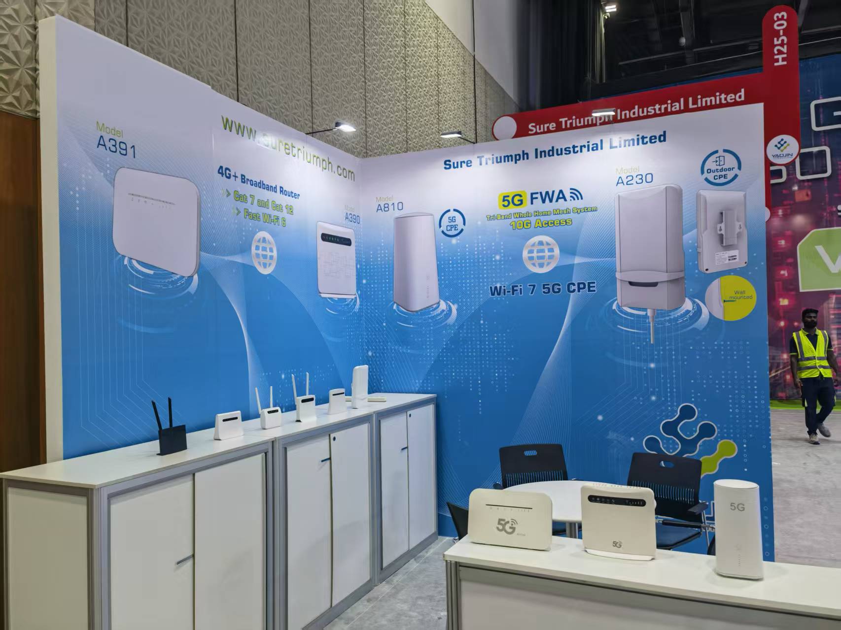 Yaojin ha partecipato alla fiera Gitex 2025 a Dubai